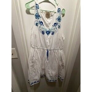 ModCloth 2X White Dress
